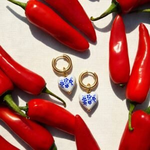Bluebell Heart Hoops